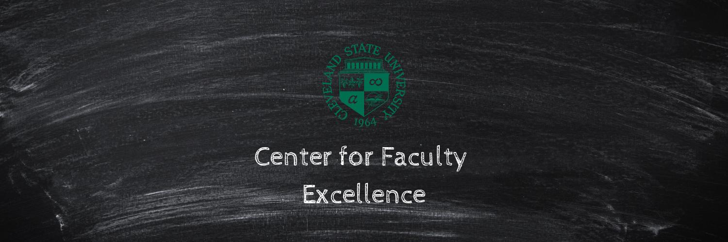 CSU CFE (Center for Faculty Excellence) banner