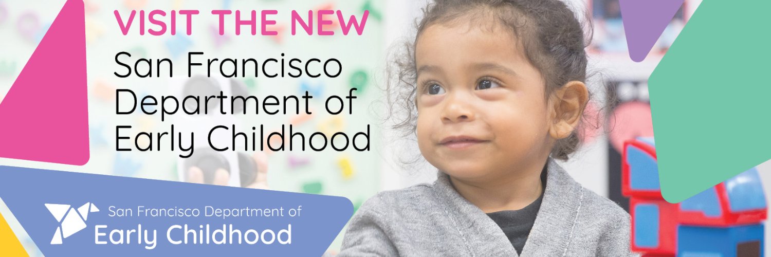 San Francisco Department of Early Education banner