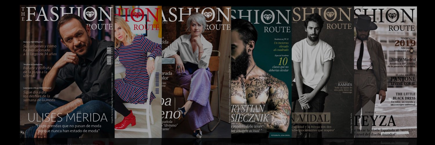 THE FASHION ROUTE MAGAZINE banner
