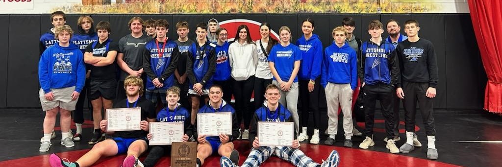 Plattsmouth Wrestling banner