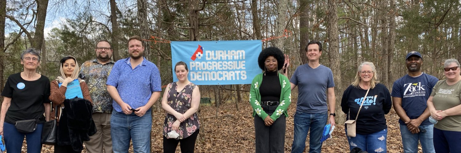 Durham Progressive Democrats banner