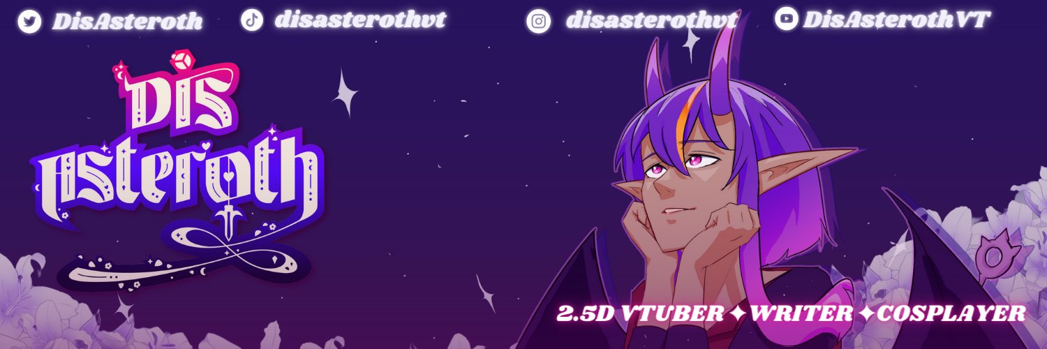 Aster 💜💫 ENVtuber banner