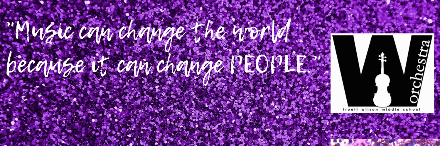 WIlson MS Orchestra banner