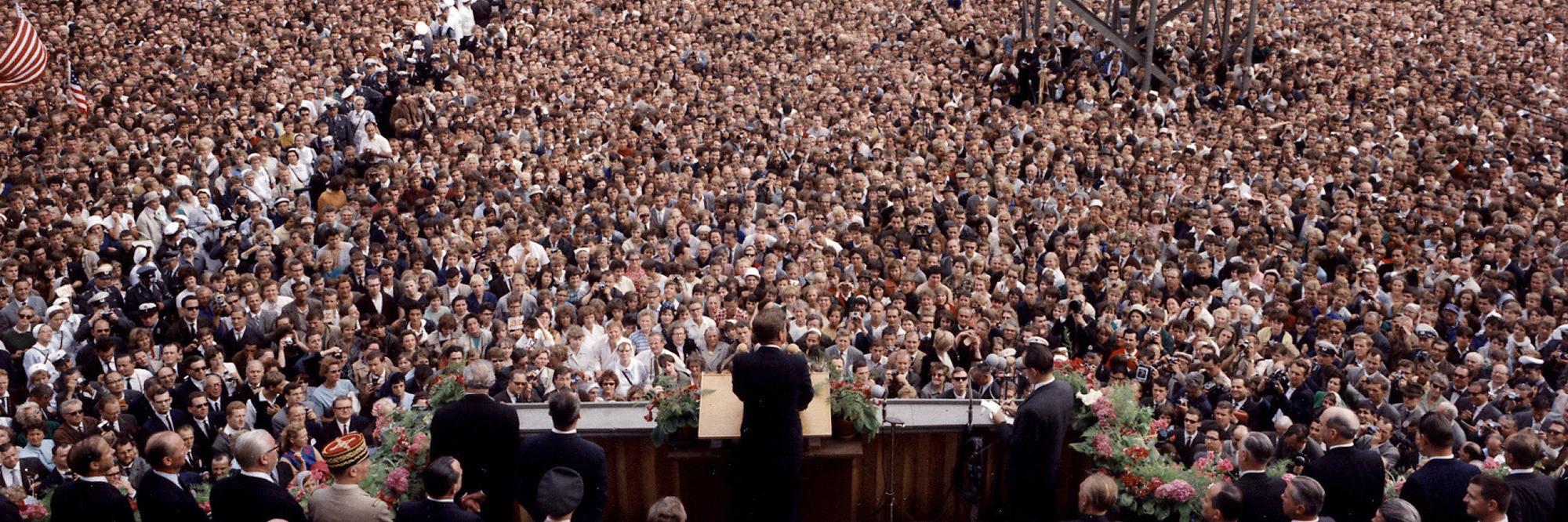 John F. Kennedy banner