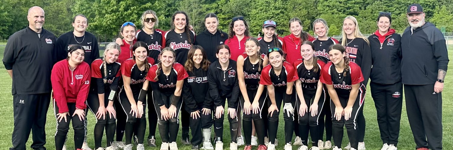 Chardon High School Softball banner