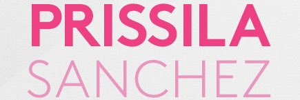 Prissila Sánchez banner