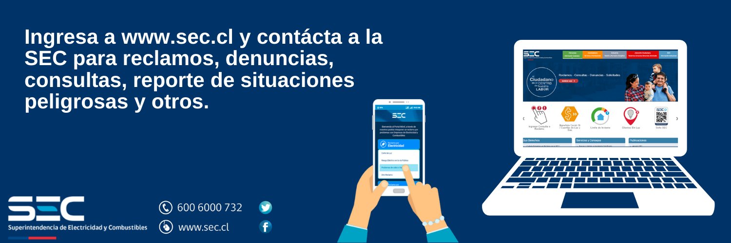 Superintendencia de Electricidad y Combustibles banner