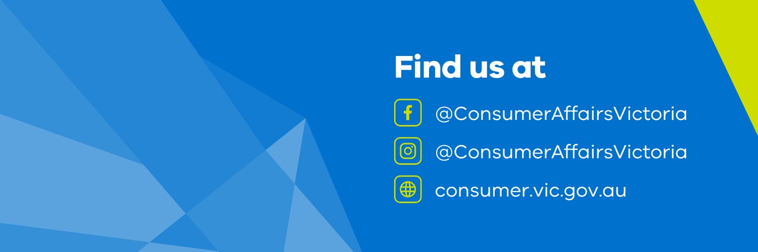 Consumer Affairs Victoria banner