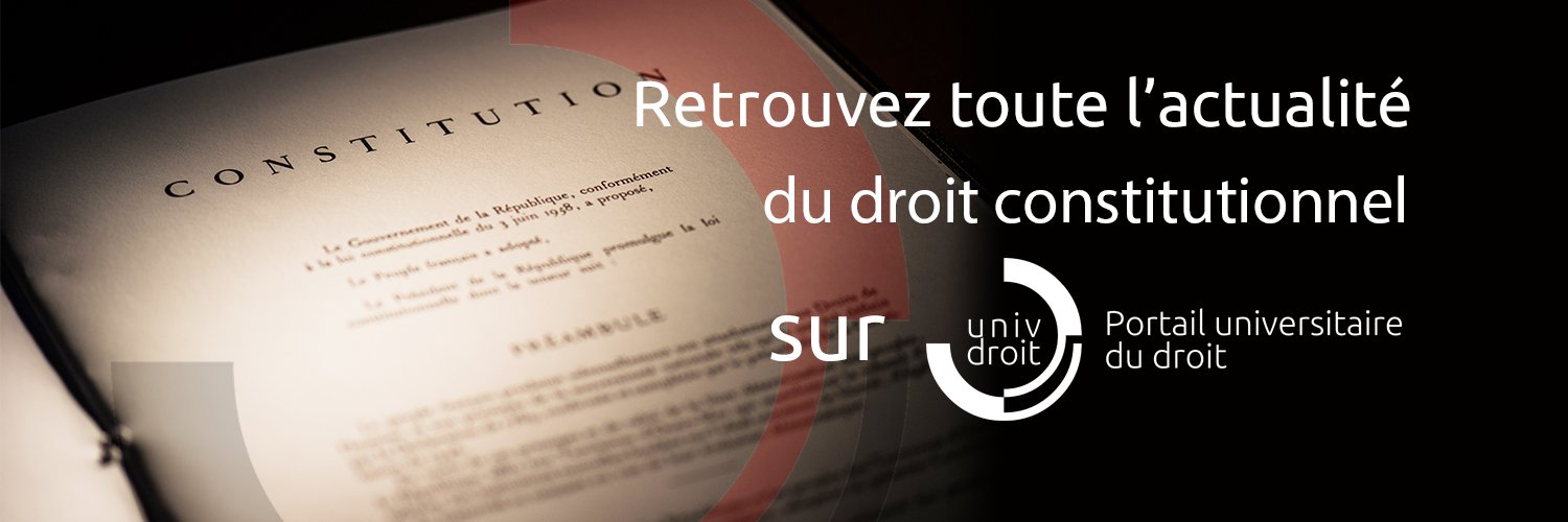 Droit Constitutionnel banner