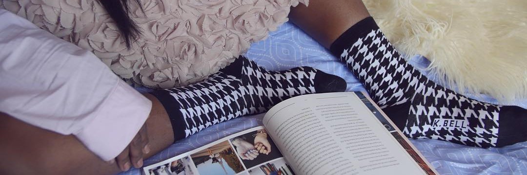 K. Bell Socks banner