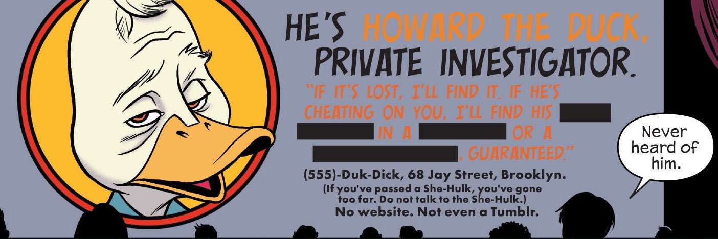 Howard The Duck. banner
