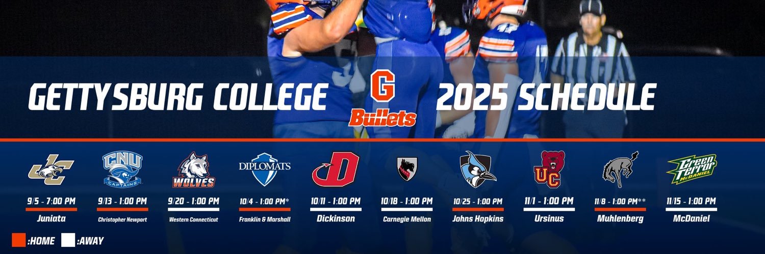 Gettysburg College Football banner