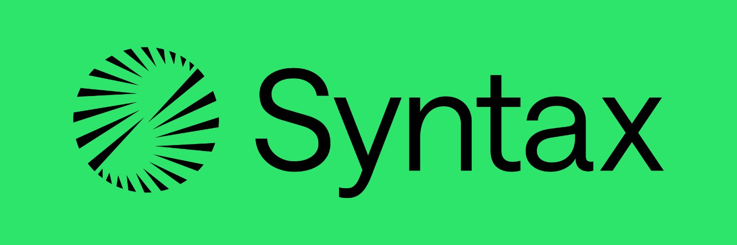 Syntax Data banner