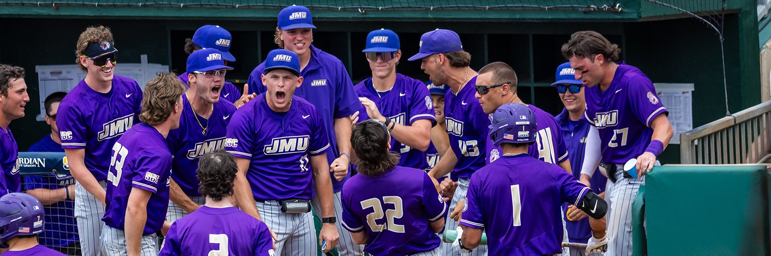 JMU Baseball banner