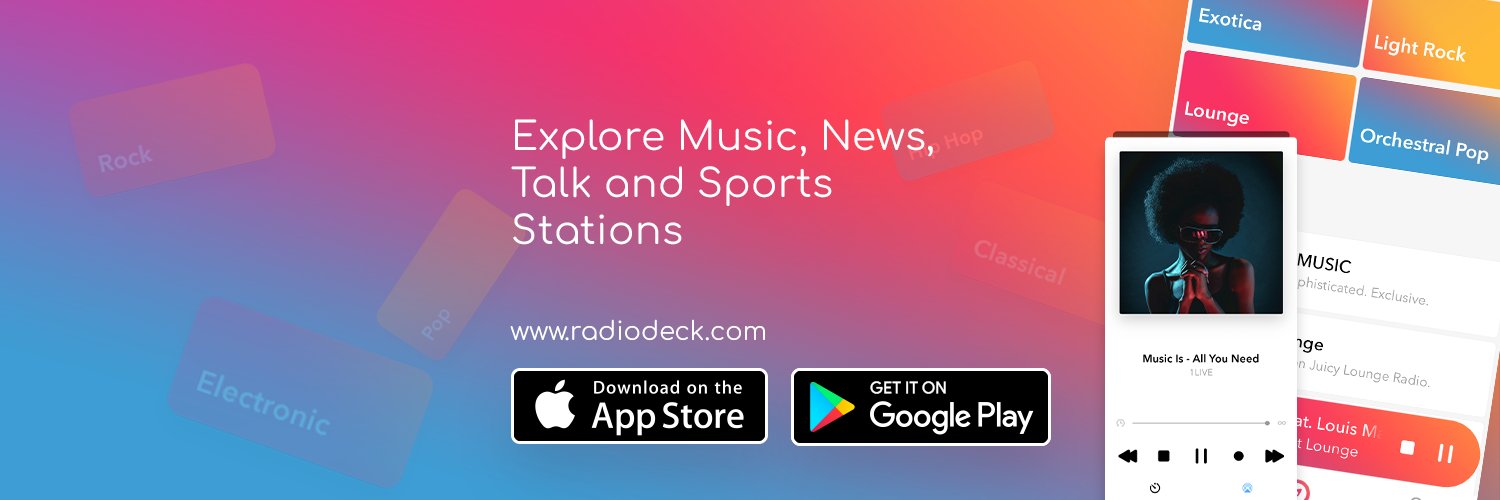 radiodeck's profile banner image