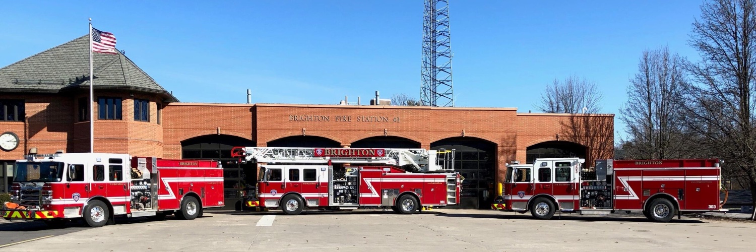 Brighton Fire Dept banner