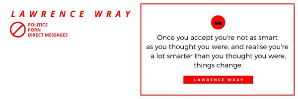 lawrence_wray Profile Banner