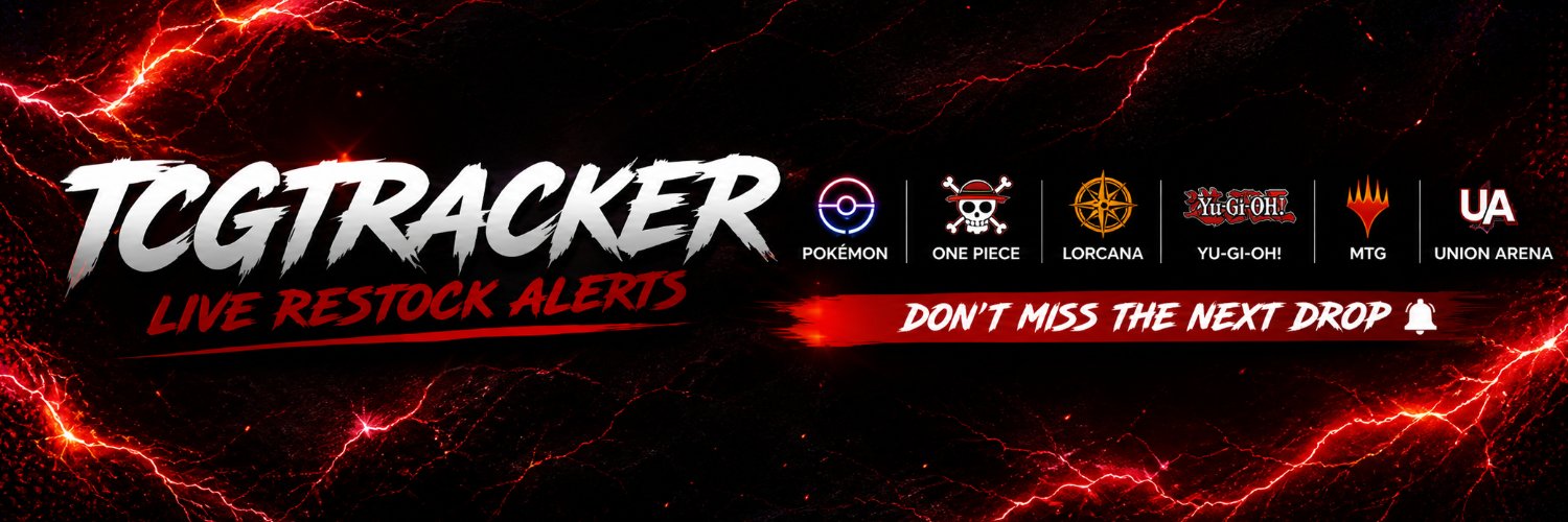 Pokemon | One Piece | & TCG Alerts banner