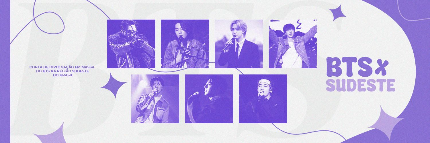 BTSxSUDESTE⁷ banner