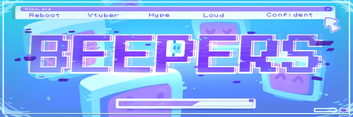 Beepers 🤖 Vtuber Profile Banner