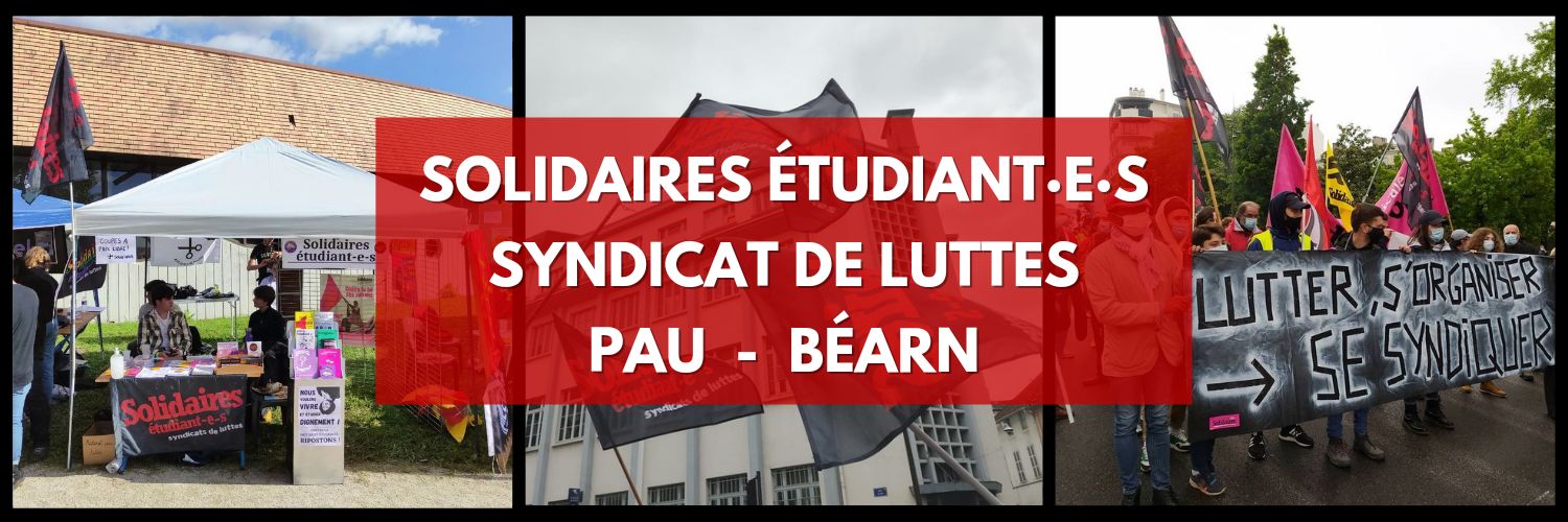 Solidaires Étudiant·es Pau's banner
