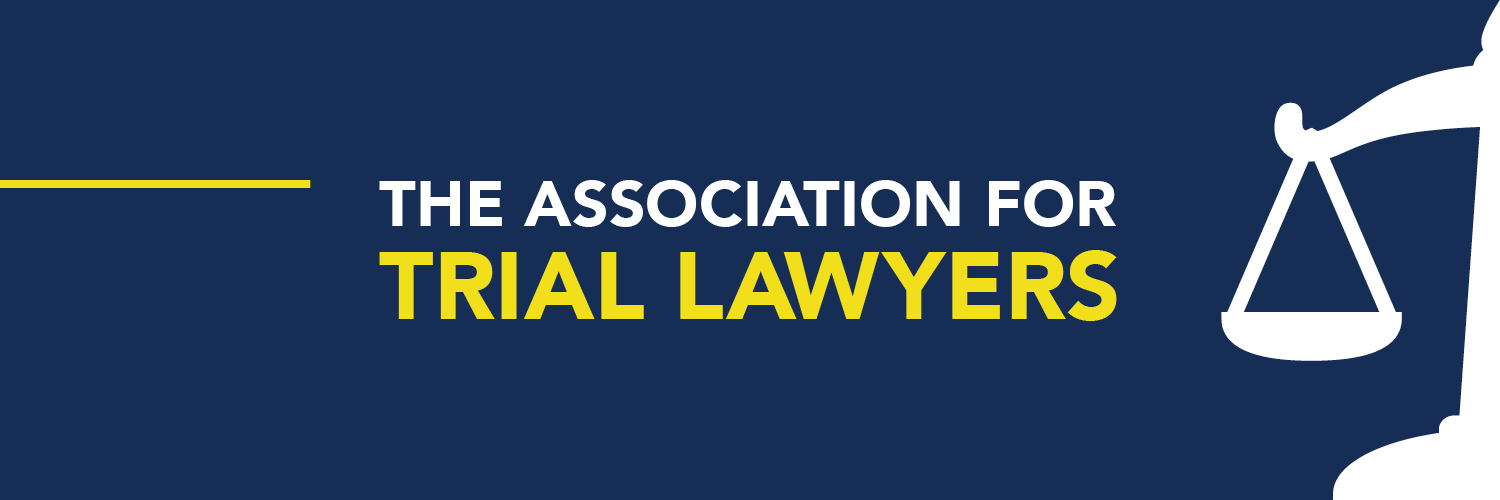 American Assoc. for Justice banner