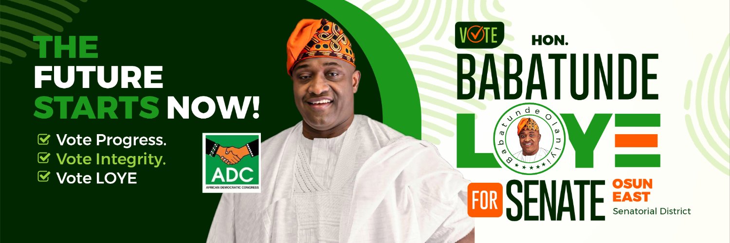 LOYE FOR SENATE banner