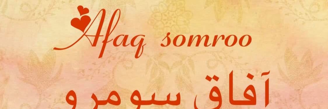 Afaq somroo's banner
