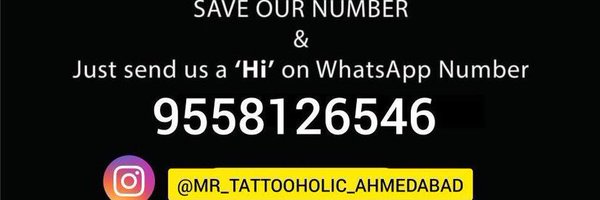 Mr Tattooholic Ahmedabad Profile Banner