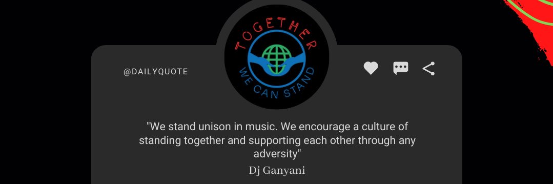 #TogetherWeCanStand banner