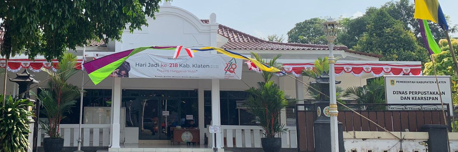 Dinas Perpustakaan dan Kearsipan Klaten banner