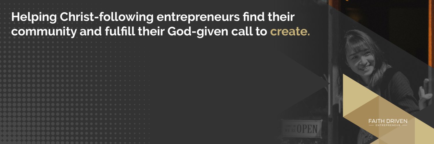 Faith Driven Entrepreneur's banner