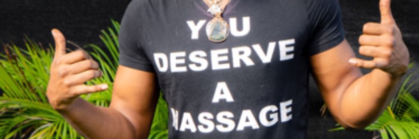 Dizzy The Massage God @YouDeserveAMassage banner