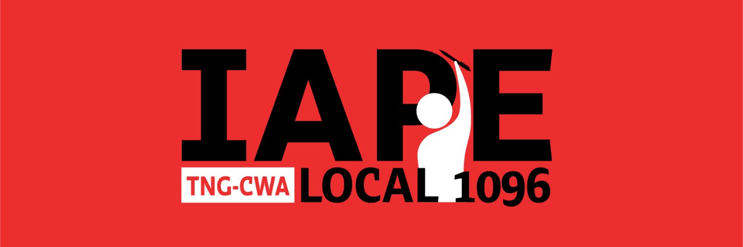 IAPE TNG/CWA 1096's banner