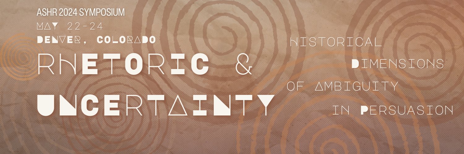 American Society for the History of Rhetoric banner