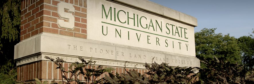 MSU Department of Community Sustainability banner