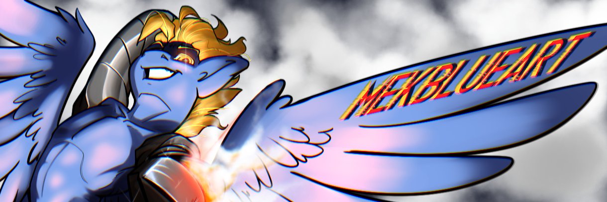 MekBlueART MORE STEAM! banner