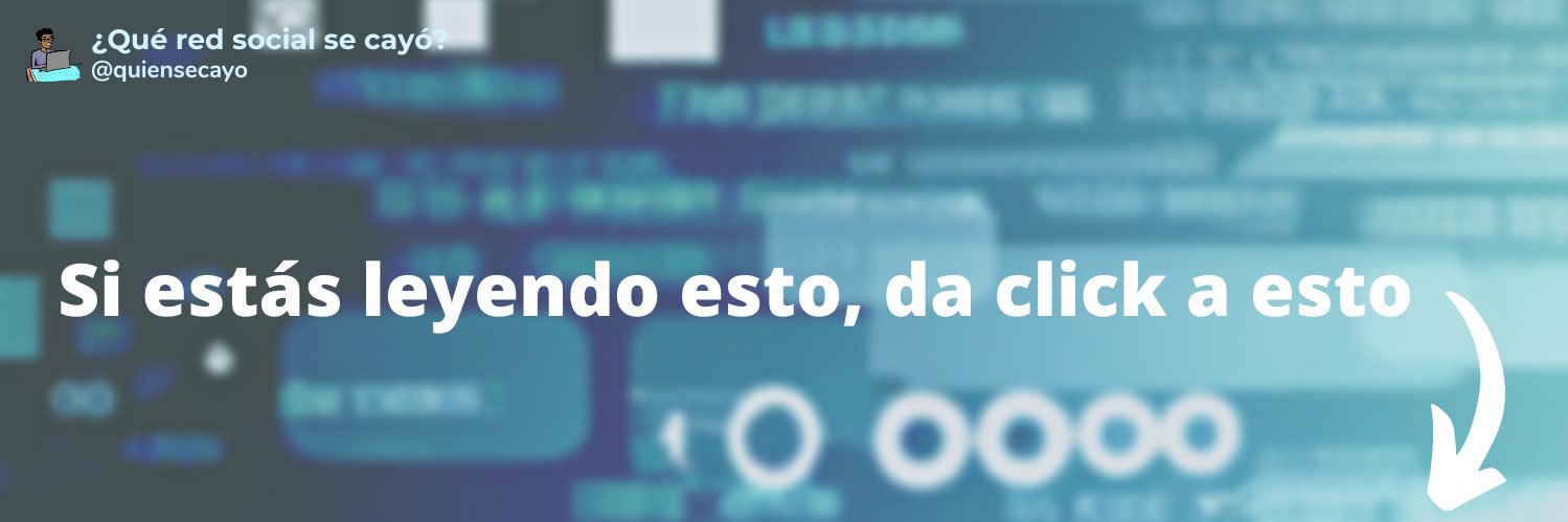 ¿Qué se cayó? 🤖 banner