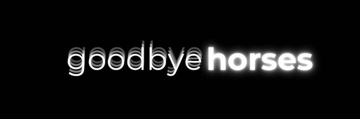 goodbye horses banner