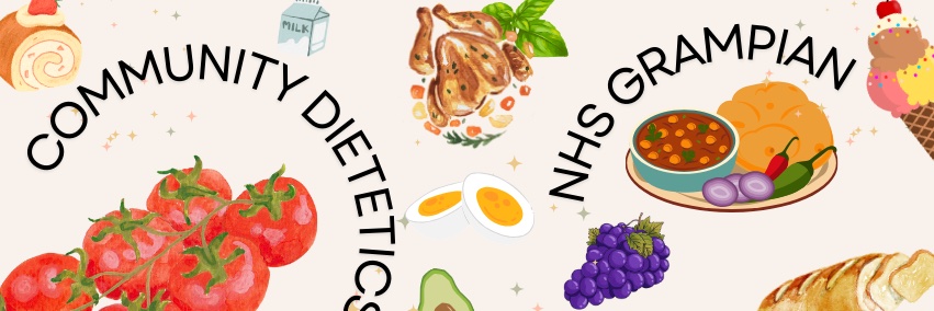 Community Dietetics NHSGrampian banner