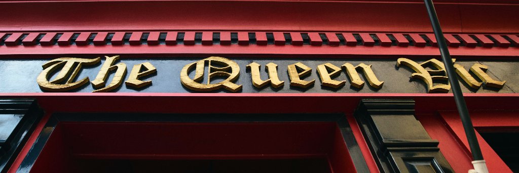 The Queen Vic banner