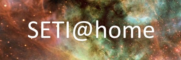 SETI@home banner