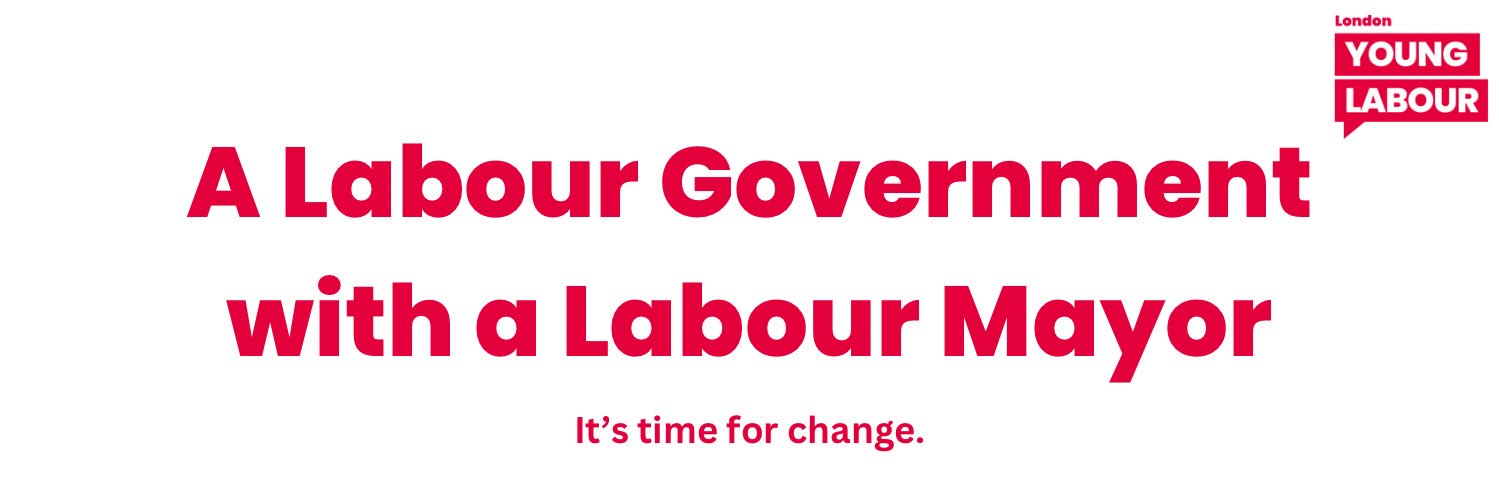 London Young Labour's banner