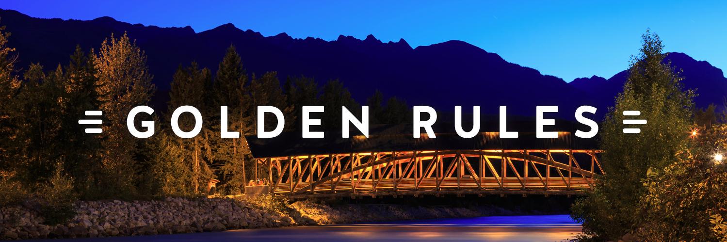 Tourism Golden banner