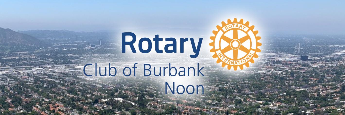 Burbank Noon Rotary banner