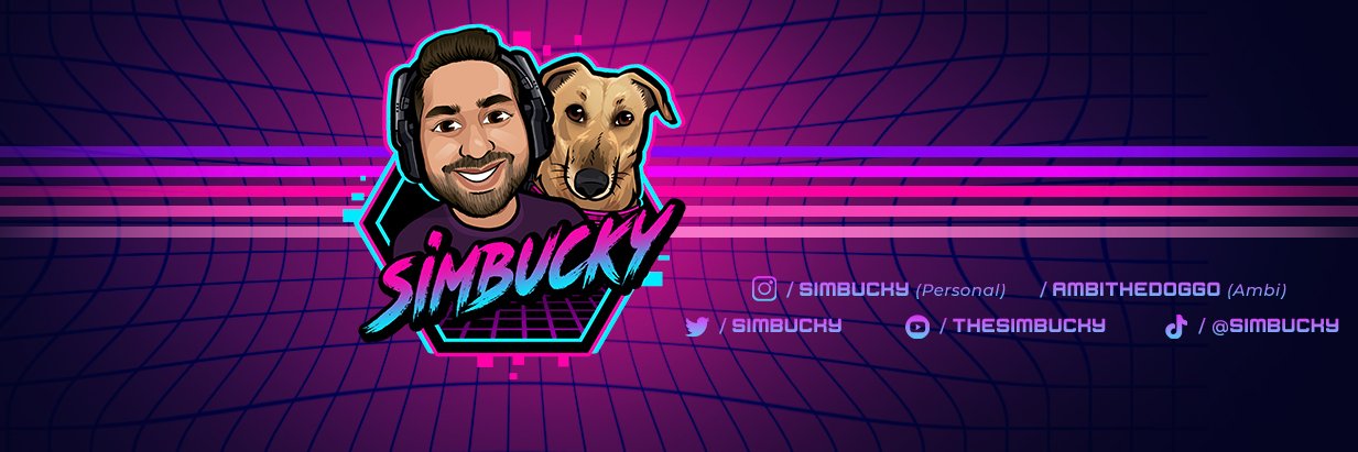 Simbucky's profile banner image