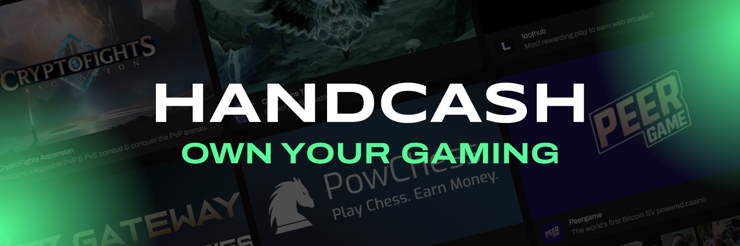 Handcash's banner
