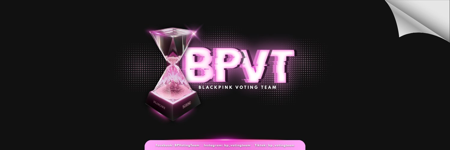 BLΛCKPIИK Voting Team banner