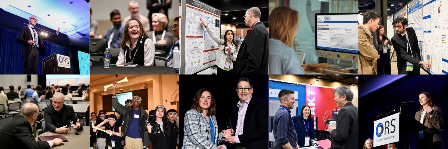 Orthopaedic Research Society banner