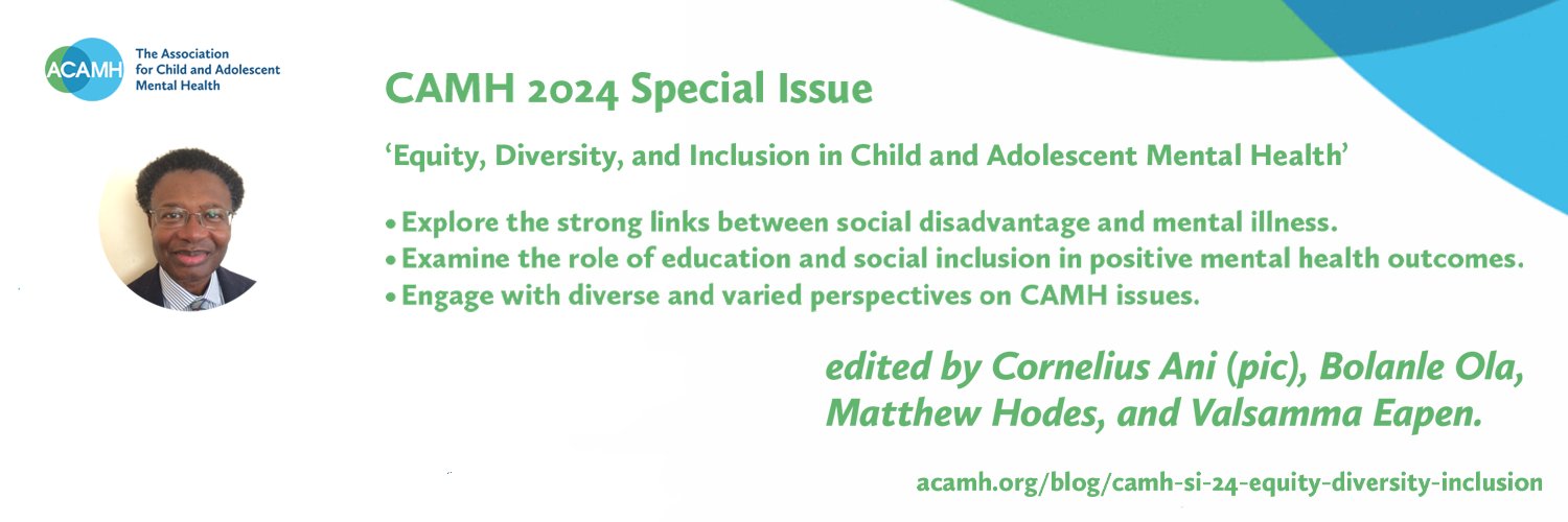 The CAMH journal's banner